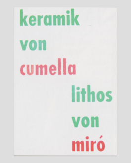 Ceràmica Cumella works with ceramics as a material language for architecture, art and space.